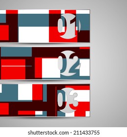 Vector web element for your design, abstract Illustration.