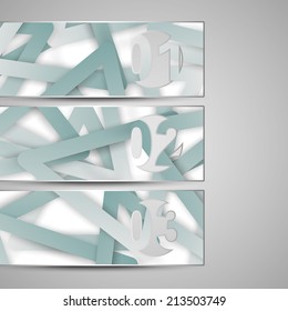 Vector web element for your design, abstract Illustration.