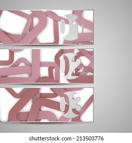 Vector web element for your design, abstract Illustration.