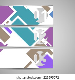 Vector web element for your design, vintage abstract Illustration.