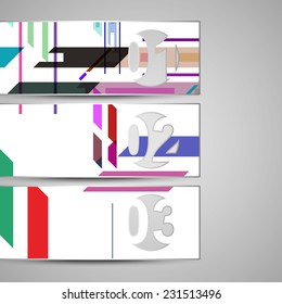 Vector web element for your design, abstract Illustration.