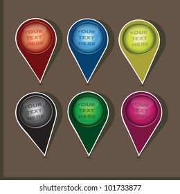 vector web elements set