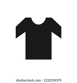 vector web icon, black t-shirt