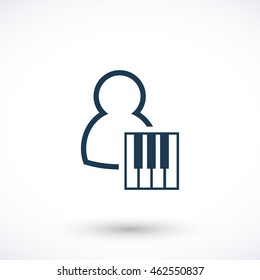 Vector web icon. Graphic symbol for web design, logo. Isolated sign on a white background.