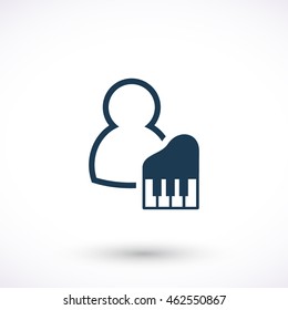 Vector web icon. Graphic symbol for web design, logo. Isolated sign on a white background.