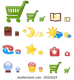 Vector web icons. Set 2.