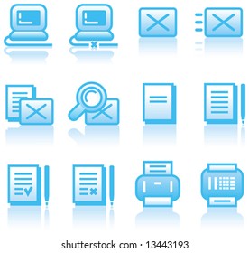 Vector web icons set