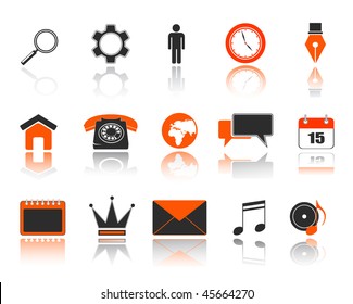vector web icons set