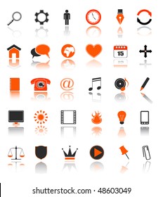 vector web icons set