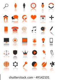 vector web icons set