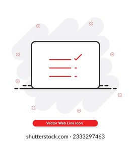 conjunto de iconos de línea web vectorial