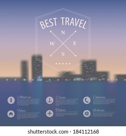 Vector web and mobile interface background. Corporate website design.