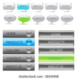 vector Web navigation.To see similar, please VISIT MY GALLERY.