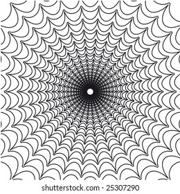 Vector web pattern on a white background