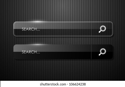 Vector Web Search Bar