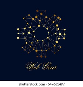 Vector Web Settings Gear Mechanism Icon