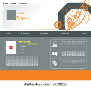 vector web template