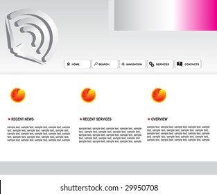 vector web template
