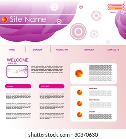 vector web template