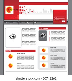 vector web template