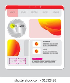 vector web template