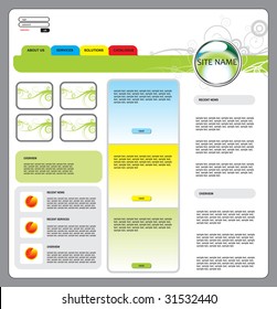 vector web template