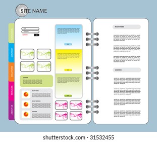 vector web template