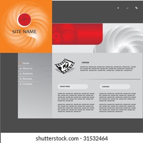 vector web template