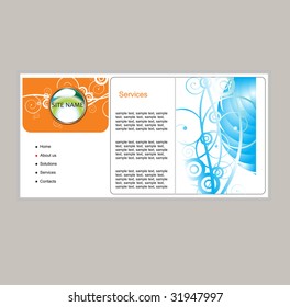 vector web template