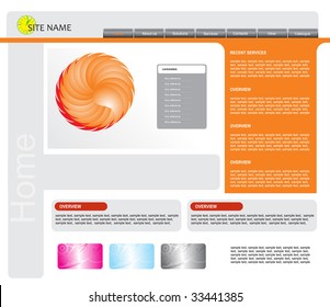vector web template