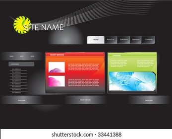 vector web template