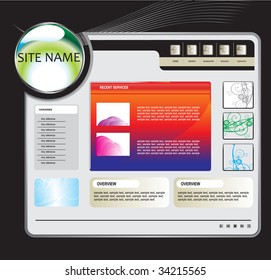 vector web template