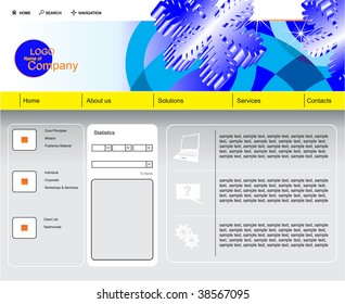 vector web template