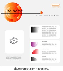 vector web template