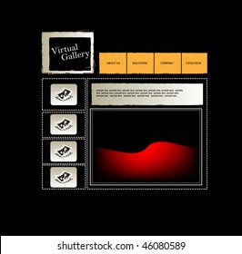vector web template