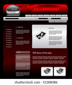 vector web template