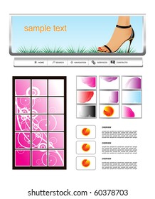 vector web template