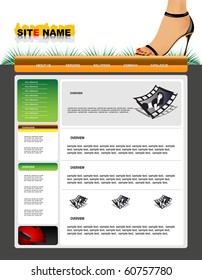 vector web template
