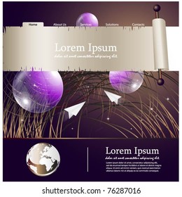 vector web template