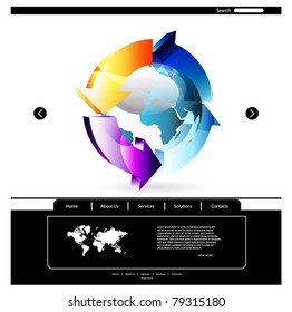 vector web template
