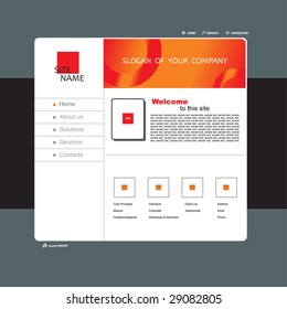 vector web template 6