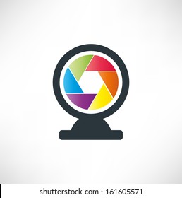 Vector webcam icon