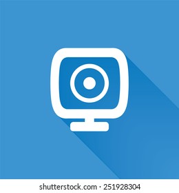vector webcam icon.
