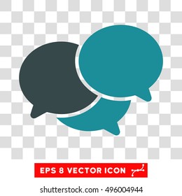 Vector Webinar EPS vector pictograph. Illustration style is flat iconic bicolor soft blue symbol on a transparent background.