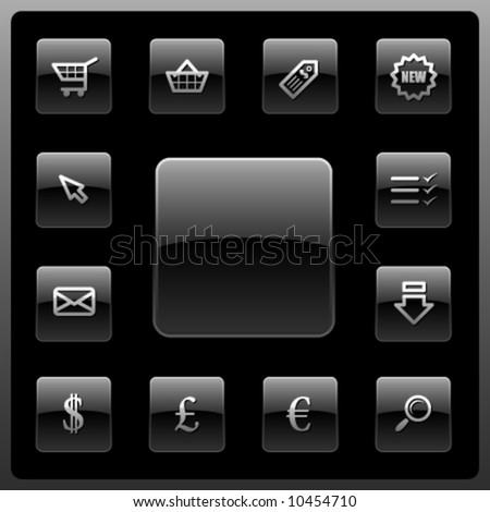 Vector webshop icon set