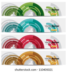 vector website banners