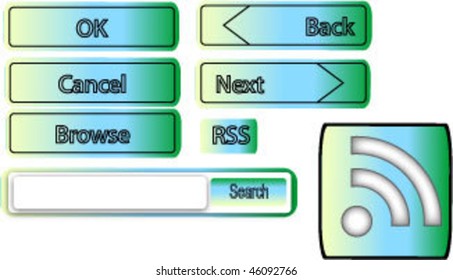 vector website design elements