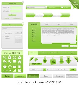 Vector Website Design Elements