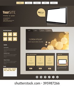 Vector Website Design Template