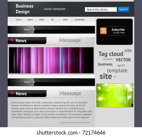 Vector Website Design Template